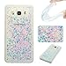 Produktbild Samsung Galaxy J5 2016 Hülle Flüssigkeit, LuckyW Soft Silikon Handyhülle für Samsung Galaxy J5 (2016) SM-J510F 3D Bling Glitter Glitzer Flowing Fließend Liquid Flüssig Shinny Moving Star Floating Trend Schwimmend Treibend Stern Quicksand Sparkle Crystal Kristall Tasche Flexible Kratzer Stoßfest Scratch-Resistant Shockproof Etui Bumper Case Cover - Blauer Stern