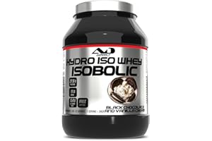 ADDICT SPORT NUTRITION AD Whey Protein Isolate | Proteines | Musculation | Prise De Masse Pour Développement Musculaire | Hydro Iso Whey Isobolic | 1 Kg | Black chocolate and vanilla cream | addict sport nutrition
