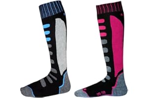 Barrageon Unisex Skisocken für Damen Herren Jungen Mädchen Snowboardsocken Outdoor Sportsocken (SRD01)