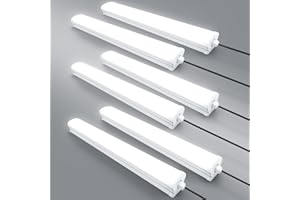 Lightasea Wet Room Light LED, LED Tube 150 cm 50 W 5000 LM 6500 K Cool White IP66 Bath Light Workshop Lamp Cellar Lamp 180° Beam Angle LED Fluorescent Tube for Cellar Workshop Garage Kitchen Office