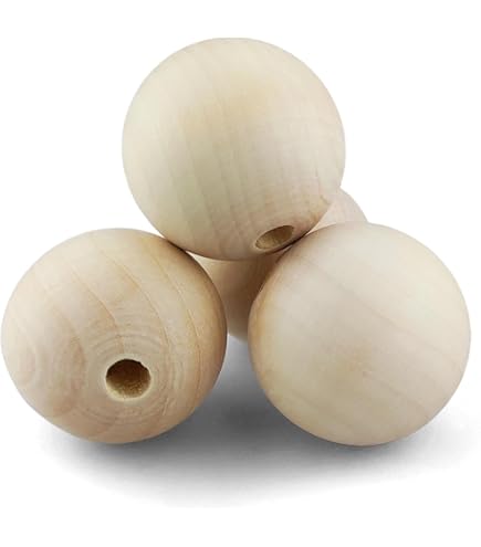 Palline Legno Non Trattato Efco - 8 Pezzi Ø 25 Mm Senza Foro Per Modellismo E Fai-Da-Te - Foto 10