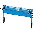 KATSU Manual Sheet Metal Bending Folding Machine Bender 450mm Metalworking Workshop Hand Brake Folder, Suitable for 1.2mm Thickness Steel Sheet, 0-90° Bending Angle