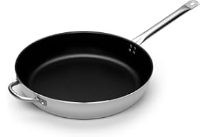 ILLA Party PY2240 Padella Alta Saltapasta Grandi Formati Linea, Alluminio, 40 cm