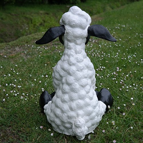 Dekofigur Schaf Molly sitzend Gartenfigur Deko - 4