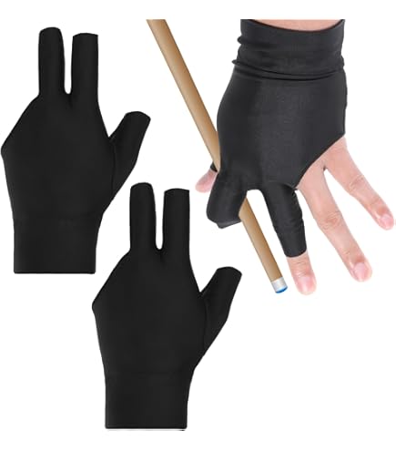 Guanti Da Biliardo NHPY - 6 Pezzi A 3 Dita In Lycra Traspirante Per Uomini E Donne - Foto 7