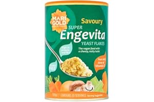 MARIGOLD HEALTH FOODS Marigold Natural Super Yeast Flakes Vit D & B12 Engevita 100g