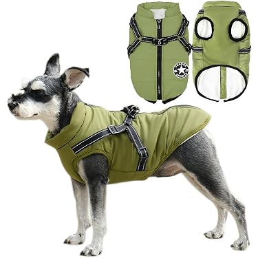 Warmer Hundemantel Mit Vier Beinen – Winddichte Fleece-Jacke Für Kleine, Mittlere & Große Hunde