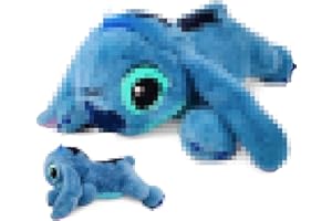 BGTLJKD Peluche Sti-tch, 60cm Sti-tch Peluche Geante, Bleu Sti-tch Jouet, Sti-tch Jouets en Peluche, Jouet en Peluche, Sti-tch Peluche Poupée, Sti-tch Cartoon Poupée, Cadeau d'anniversaire pour Enfan (B)