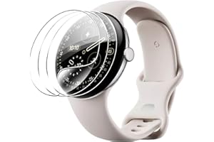 Rojeuinn 3 Stück Schutzfolie für Google Pixel Watch 4 45mm panzerglas, aus vollflächigem TPU-Material, flexibel, HD-flexibel Displayschutz, blasenfrei und kratzfest.