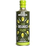 Olio EXTRAVERGINE di OLIVA ITALIANO Biologico - BENVOLIO BIO 1938 | 500ml - Olio EVO ITALIANO 100% Spremuto a Freddo Fruttato
