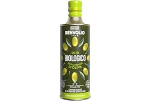 Olio EXTRAVERGINE di OLIVA ITALIANO Biologico - BENVOLIO BIO 1938 | 500ml - Olio EVO ITALIANO 100% Spremuto a Freddo Fruttato Medio Gusto Inconfondibile Lattina Olio (1)