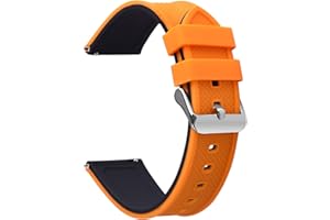 Fullmosa Silikonarmband 22mm für Samsung Gear S3 Classic, Huawei Watch GT/GT 2 46mm, Garmin Vivoactive 4, Fossil gen 5e smartwatch armband