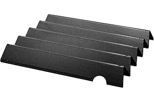 66032 Flavorizer Bars für Weber Genesis II/LX 300 Serie, Genesis II E/S-310, II E330, II E335, II S335, II LX S/E-340 Gasgrills, 43,4CM Hitzeplatte, 66795 Grill-Ersatzteile Aromaschienen für Genesis