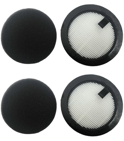 Hepa - Juego de filtros de repuesto para aspiradora SMOTURE, kits de piezas de repuesto para aspiradora VAC01/VAC02/VC70 y para modelos Ozeeco EC01 (4 unidades Hepa - Juego de filtros de repuesto para aspiradora SMOTURE, kits de piezas de repuesto para aspiradora VAC01/VAC02/VC70 y para modelos Ozeeco EC01 (4 unidades
