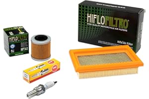 MVH BOCKAUF Wartungspaket Luftfilter + Ölfilter + Zündkerze für Aprilia RX 125 4T RX125 SX 125 SX125 Baujahr 2018-2021