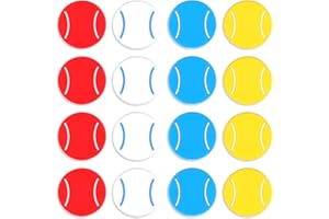 LIQWEI 16Pcs Tennis Racket Vibration Dampener, Tennis Vibration Dampener, Racket String Shock Absorber, Great Tennises Gift