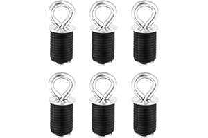 Mmhpluos Ranger General Tie Down Anchor,Bed Lock and Ride Accessories Compatible with Polaris Ranger 1000 XP 900 XP 800 700 500 570 General 1000 with 1-7/16" Hole (6 Pcs,Black)