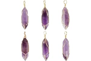 ALEXCRAFT Kristalle Anhänger Edelsteine Anhänger Schmuck Kristalle Heilsteine Set Kristalle Steine Kette Heilkristalle für Halsketten Ohrhänger Armbänder