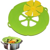 Couvercle Anti-débordement En Silicone - Forme Fleur, 29 Cm, Pour Cuisson Soupe, Riz, Pâtes, Friture Sans éclaboussures