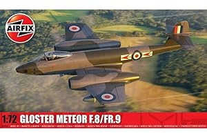 Airfix Standard Model Set, A04067 Gloster Meteor F.8/FR.9 Kit di Costruzione Modello, Kit di Aerei in plastica per Adulti e Bambini dagli 8 Anni in su, Il Set Include Sprue e Decalcomanie, Scala 1:72