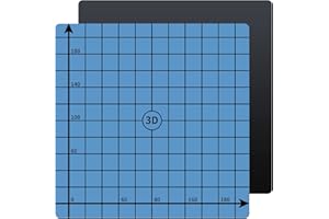 SOOWAY Flex Magnetic Two Layer Printing Hot Bed Sticker Build Surface Tape for 3D Printer Build Platform Heated Bed Compatible with Ender 3 (235 * 235mm)