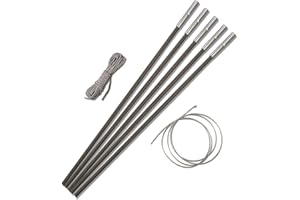 TENTSPARES Outwell Nevada S, Nevada M, Nevada L, Nevada XL Durawrap Duratec Tent Pole Repair Pack Camping Kit