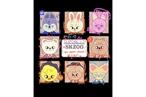 Stray Kids SKZOO Doodle Polaroid Composition Notebook: Stray Kids Everywhere All Around The World, You Make Stray Kids STAY!