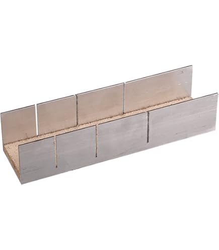 Dima Per Taglio Cornici E Battiscopa - Legno Multistrato, Angoli 45&deg; E 90&deg;, 300x100x67 Mm