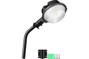 SKYWORLD 100W LED gatubelysning, 1 0000LM utomhus gatubelysning, skymning till gryning, väggsäkerhetsbelysning, vattentät LED-strålkastare för gata, parkering, gård, garage, trädgård, offentlig