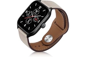 ToVioc 20mm pasek kompatybilny z Amazfit GTS 4 mini / GTS 4 / GTS 3 / Bip 3 / Bip 3 Pro, odpowiedni skórzany pasek zapasowy Kompatybilny z Garmin Venu Sq 2 / Sq 2 Music Edition / Sq - biały