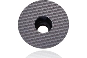 Eddwiin Bike Stem Cap-Aluminum Alloy Bicycle Headset Cap Headset Top Cap Stem Cover Bike Supplies for Mountain Bicycle(Black)