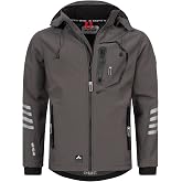 AS301 Men's Softshell Jacket Functional Jacket Outdoor Rain Jacket Breathable Fleece Lining