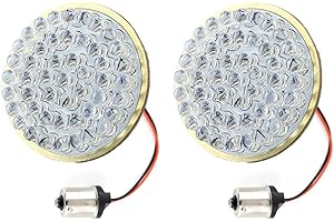 ZYTC 2-calowe kierunkowskazy LED z przednim światłem hamulca kulkowego 1156 zestaw czerwonych kierunkowskazów LED do Harley Davidson