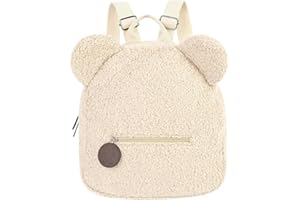 Aomig Cartable Scolaire Maternelle Sac à Dos Mignon Bagages Enfant Sac à Dos, Cadeau Bebe Mini Sac à Dos Teddy, Sac D'école avec un Joli Dessin D'animal, Sac à Dos Bébé Crèche