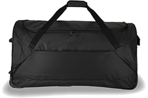 Travelite Trolley Reisetasche mit Rollen aus wasserabweisendem Material, Basics Weichgepäck Rolltasche mit großem Hauptfach, 71 cm, 97 Liter