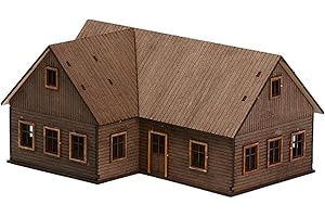 Harilla 1:72 Échelle Architecture Bâtiment Maquettes Paysage Matériaux de Construction Collection Ornements Oo Échelle Démontage pour Diorama Mise En Page, Style b