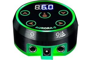 CONBLOM Zasilacz do tatuażu, zasilacz do maszyny do tatuażu, zasilacz LED, zestaw do tatuażu, materiały do tatuażu