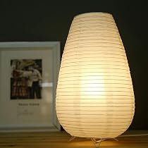 Reispapier Tischlampe - Gemütliches Stimmungslicht Für Zuhause | 28x47 Cm | Weiß