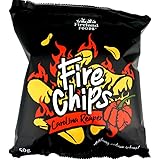 Firechips Carolina Reaper, 6er Pack (6x 50g) | Kartoffelchips mit der schärfsten Chilisorte der Welt | schärfste Chips