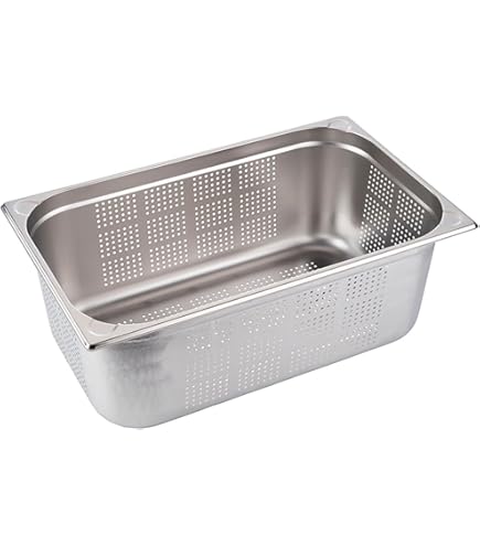 Contenitore Gastronorm GN 1/1 In Acciaio Inossidabile - 530x325x100 Mm, Per Forno E Congelatore - Foto 2