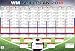 Produktbild Close Up Fußball WM Spielplan 2018 in Russland | Mit allen Gruppen und Spielen | XL-Poster (68,5 x 101,5 cm)