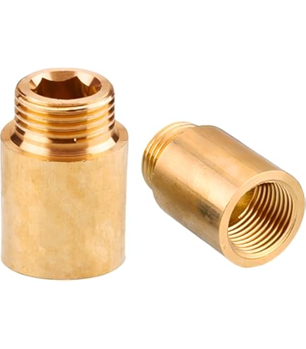 BONFIX draadfitting messing kraanverlengstuk verchroomd 3/4 x 25 86125