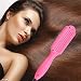 LONGKO 3 in 1 Hair Straightener , Pro Detangling Anion Hair straightening Brush,Electric Instant Magic Silky Straight Hair Styling Comb,Anti Scald Anti-static Ceramic Heating Massage Straightening Iron (Pink)