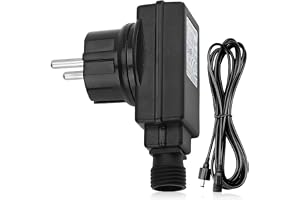 PORFOYO Trädgårdsbelysning LED-adapter 12 V 2 A, LED-strömförsörjning, 2,5 m kabel, IP44 vattentät trädgårdsstrålkastare nätdel adapter