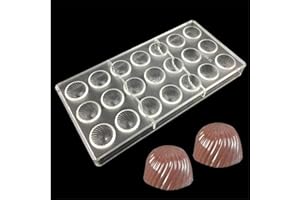 VALINK Vak en forme de spirale 21 cellules Moules à chocolat, Moule Moules à chocolat, glace à pâtisserie de moule à tarte à dessert Moule, Moule à Tarte Pan Candy Chocolat décoration outils cuisso