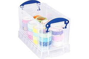 Really Useful Box Plastic Storage 2.1 Litre Clear