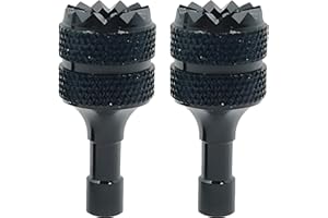 WISESURF 2 Pcs DJI Compatible Control Sticks, Aluminum Alloy Drone Joysticks, Extended Remote Controller, Detachable Thumb Rocker Replacement Accessories for 3 Mini, 4 Pro, Air 2, Mavic 3 Pro RC 2(Black)