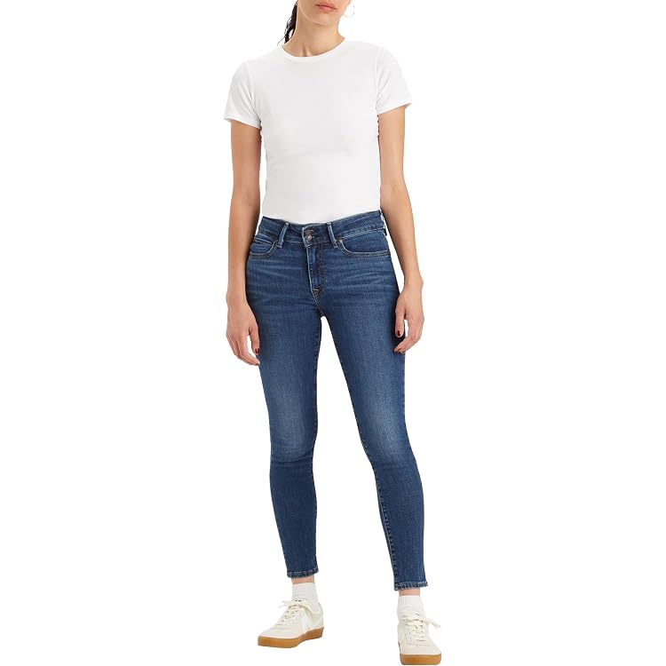 Jean Levi's 711 Skinny Stretch Bleu Brut - Taille W27 L34, Femme - Neuf Sans étiquettes