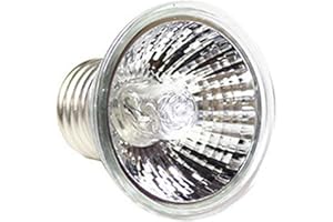 POFET Reptile Basking Spot Climb Pet Lamp Full Spectrum UVA UVB Turtle Tuff Splashproof Halogen Lamp Tortoise Heating Sun Lamp