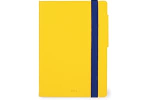 Legami - Agenda Settimanale Mini, 12 Mesi, da Gennaio 2024 a Dicembre 2024, Chiusura con Elastico, Planner mensile gennaio 2025, Taschina finale, Rubrica, 8x11 cm, Colore Yellow freesia